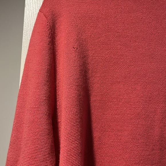 Talbots 2X pure Marino wool button-up cardigan sweater woman’s pink - Picture 11 of 11